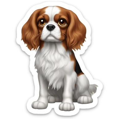 Cavalier King Charles Spaniel Blenheim  sticker