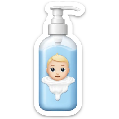 baby lotion sticker