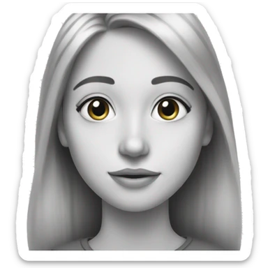 Pencil sketch sticker