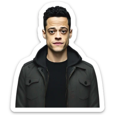 Mr Robot rami malek sticker