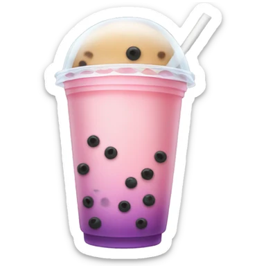 Bubble tea sticker