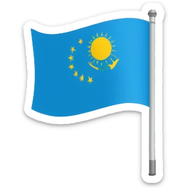 Drapeau Uyghur sticker