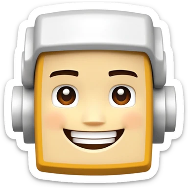 Roblox character with blocky body and smiling face sticker