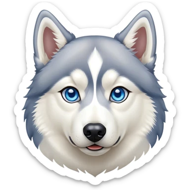 Siberian husky sticker