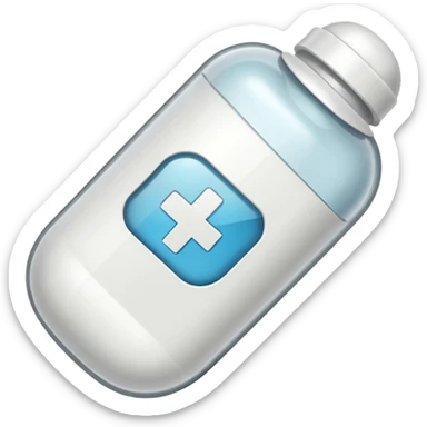 1 medicine capsule sticker