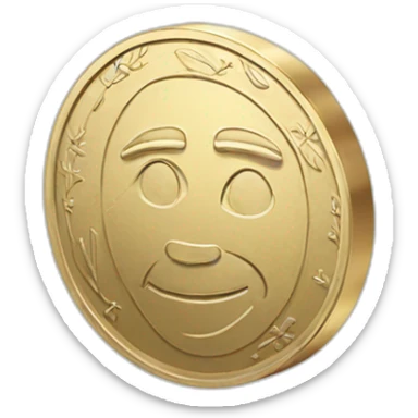 Latvian money coin sticker