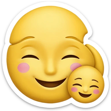 a dreaming emoji sticker