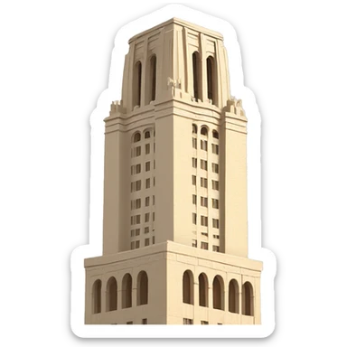 UT tower sticker
