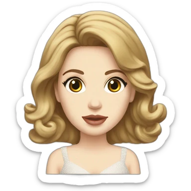 Lana del rey in her DYKTATUOB era sticker