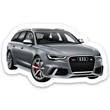 audi rs6 2016  sticker