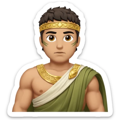 Grecki bóg petros sticker