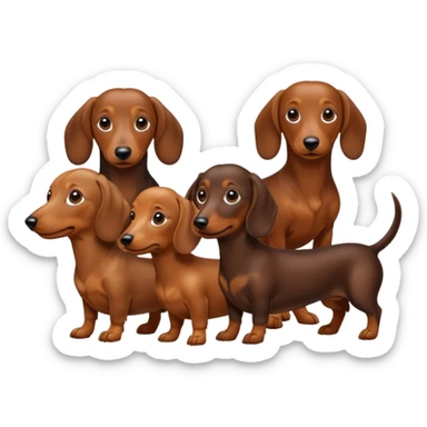 Perros salchicha sticker