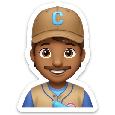 Cleveland Brown My Little Pony sticker