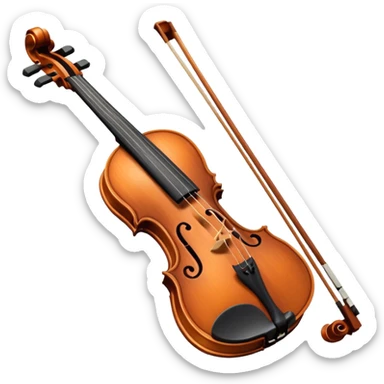 Violin sticker