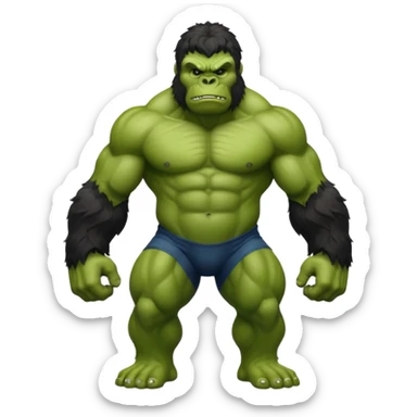 hulk  macaco sticker