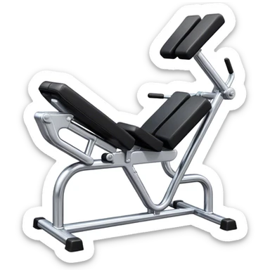 Seated Machine Leg Extension sticker