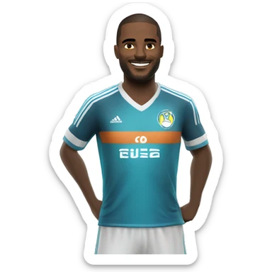 Парень шатен с голубыми глазами играет в FIFA  sticker