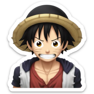 Luffy dernière gear sticker