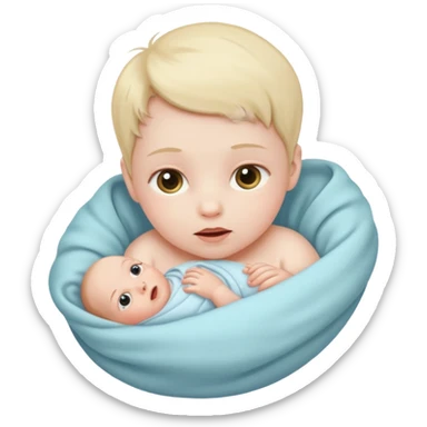 A newborn sticker