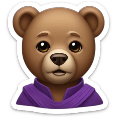 A Mace Windu bear sticker