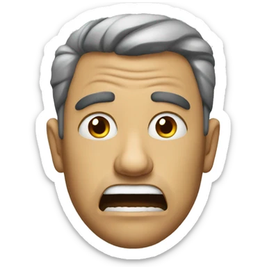 sarcastically mad sticker