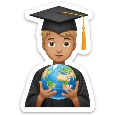 🧑‍🎓 Thinking about higher education and where to apply next? 🌎 sticker