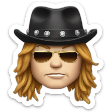 Axl rose sticker