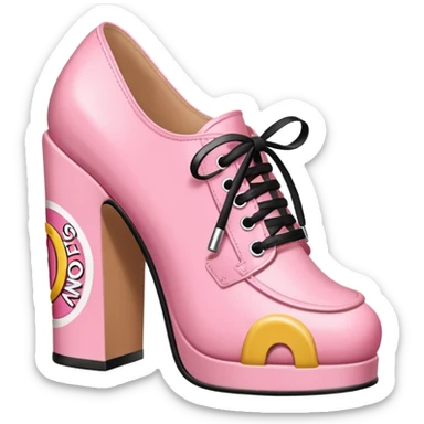 Moschino style spam can print shoe  sticker