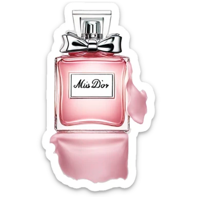 Miss dior perfume sticker