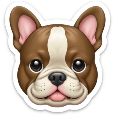 Bouledogue français merle foncé sticker