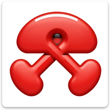 number 110 in the style of classic red 100 emoji, bold red numbers, two red underlines, white background sticker