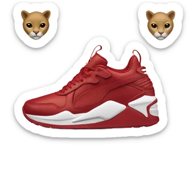 Puma brand shoe  sticker