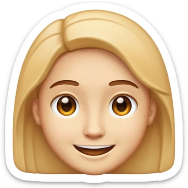 Delicious face emoji sticker