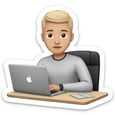 A TECH GUY WITH LAPTOP sticker