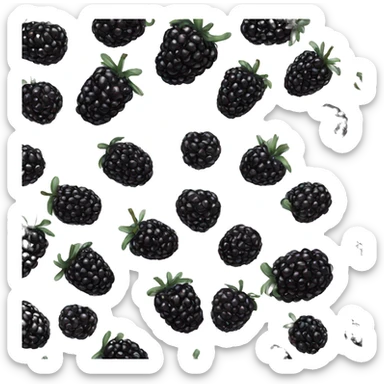 bLACK Berry sticker