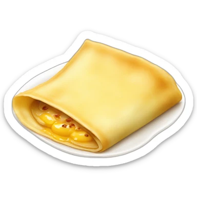 Taiwanese egg crepe. sticker