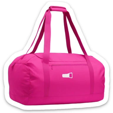 Pink gym bag  sticker