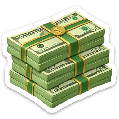 dinero billete sticker