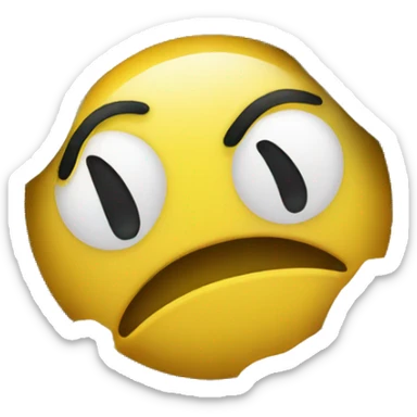 Smiley face crying money  sticker