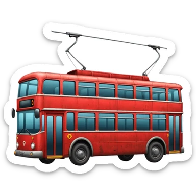 trolleybus sticker