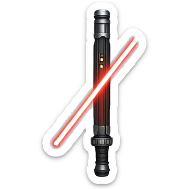 Lightsaber sticker