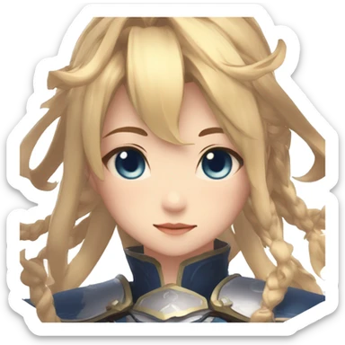 “Lumine” from “Genshin Impact” sticker