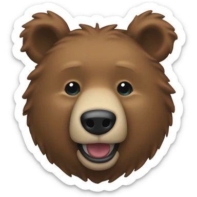 Staley the bear sticker