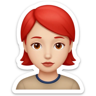 Qui est émie avec des joue rouge sticker