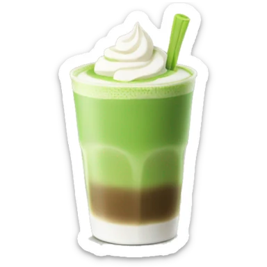 matcha latte sticker