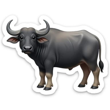 Water buffalo sticker