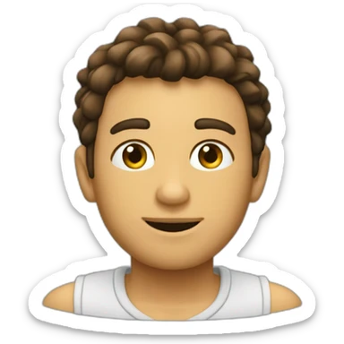 Un chico le dece un secreto a otro sticker