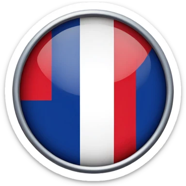 French flag with no entry sign overlaid, keep original flag intact sticker