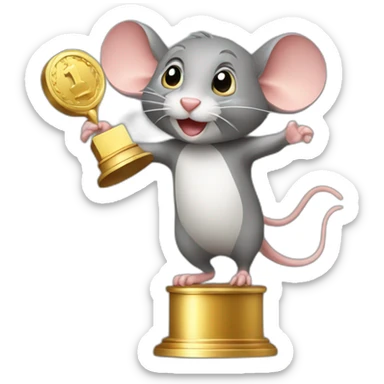 rat winning award sticker