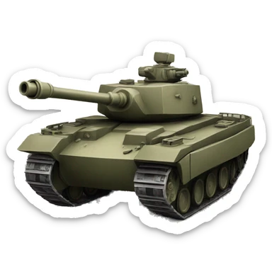 War tank sticker